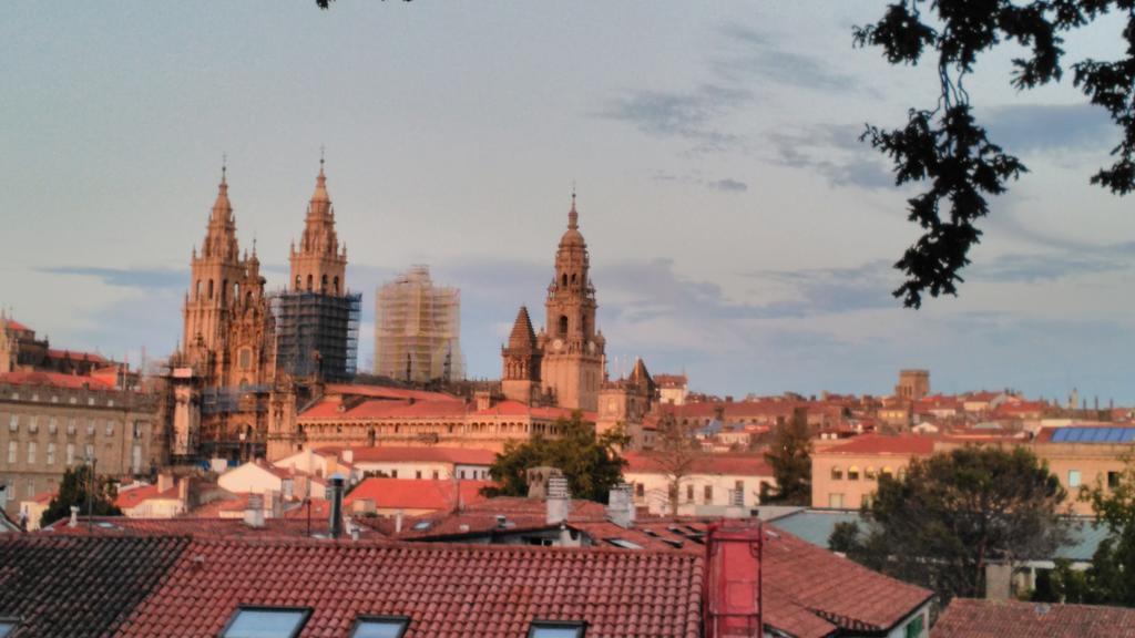 Pico Sacro I Hostal-Pension Santiago De Compostela Bagian luar foto